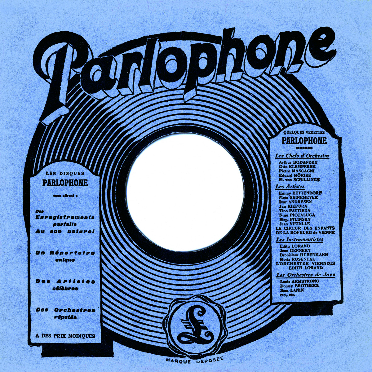 1932Pochette78ToursParlophoneStdVerso