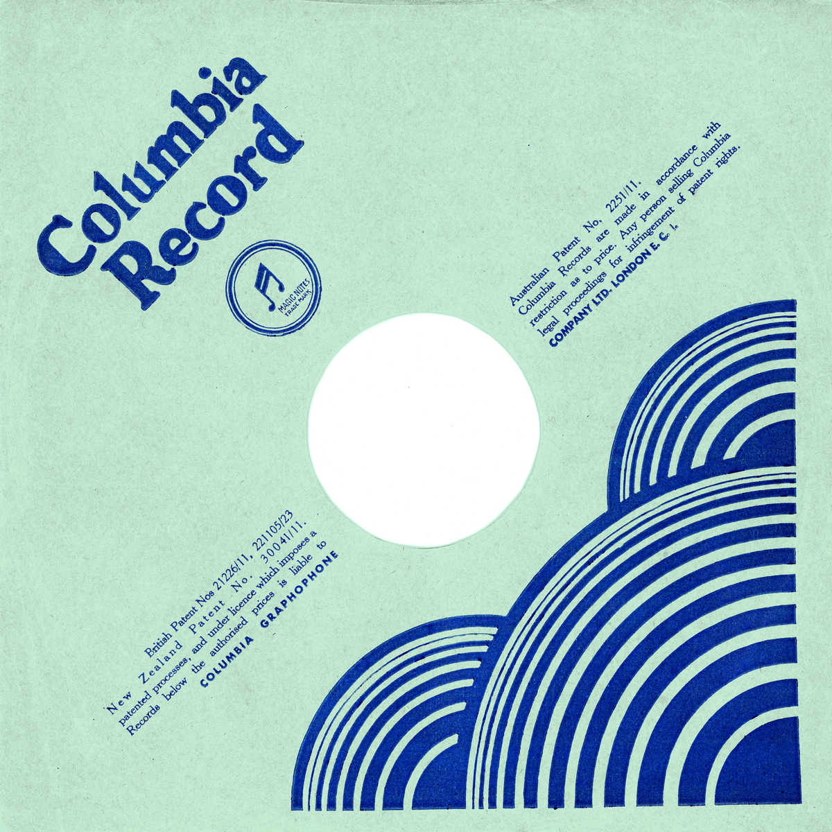 1933.Pochette78ToursColumbiaStdVerso