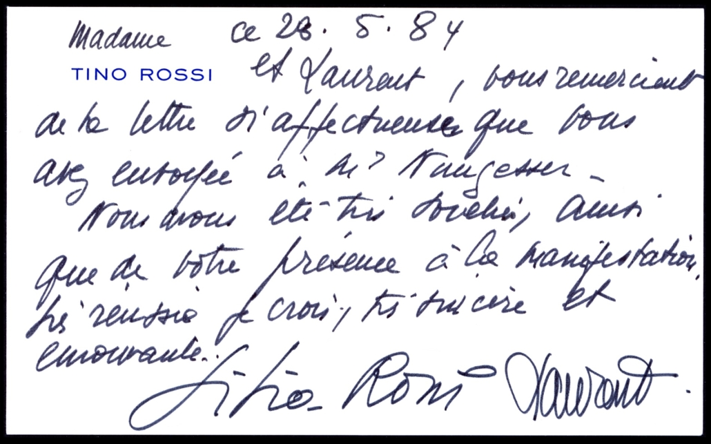 1984.05.28RemerciementsLiliaRossiInaugurationNogentSurMarne