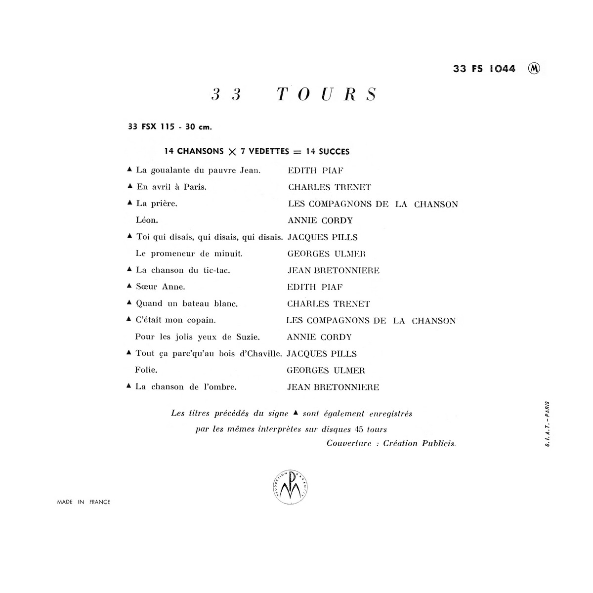 33Tours25cmFS1044verso1