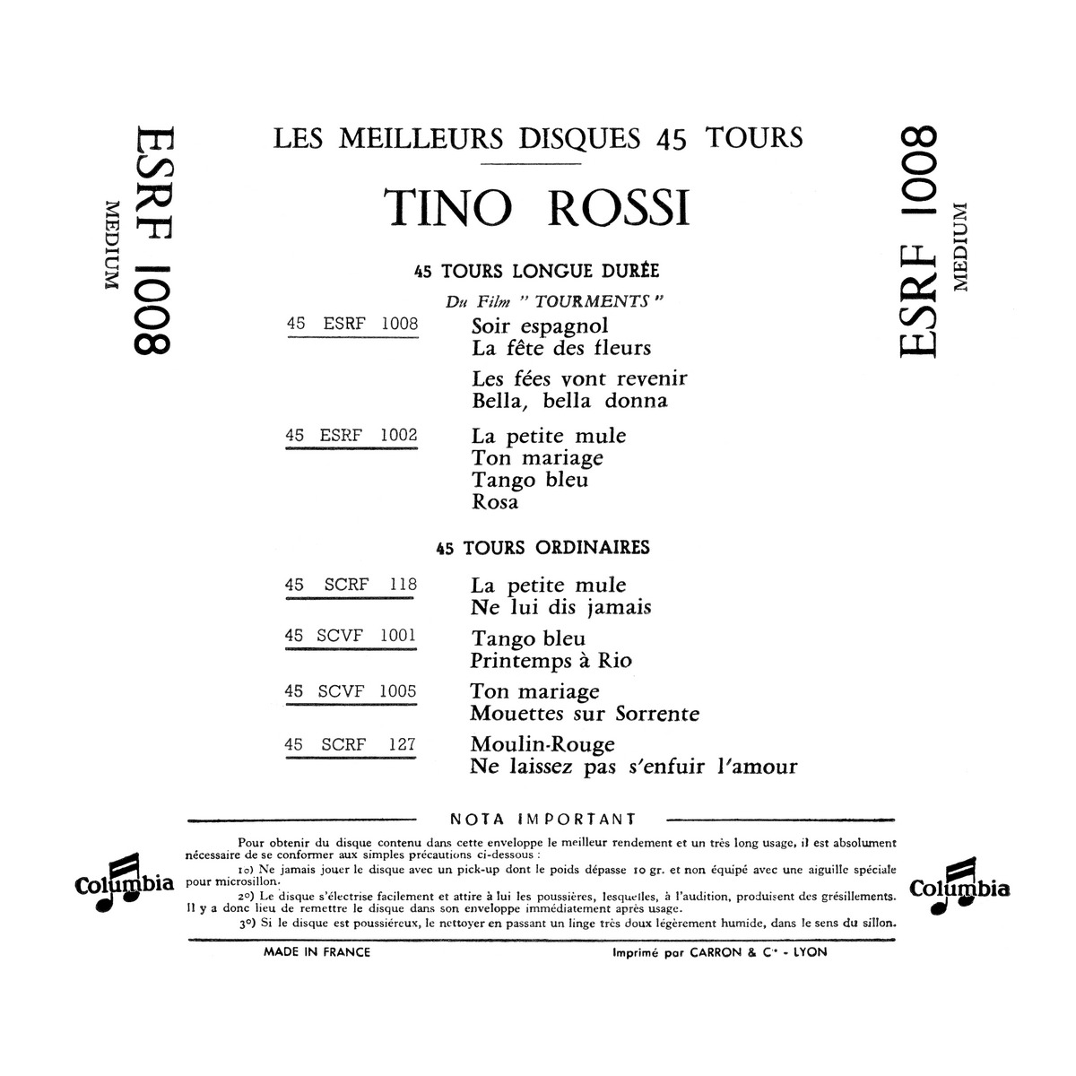 45ToursEPESRF1008Type1Verso
