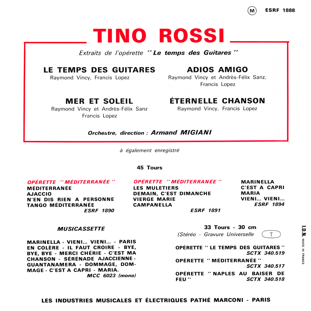 45ToursEPESRF1888Verso