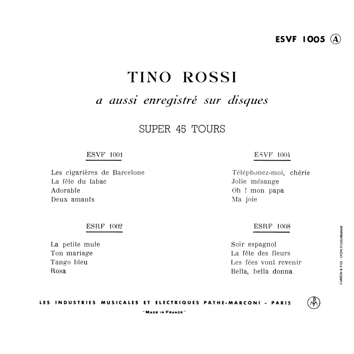 45ToursEPESVF1005Type2Verso