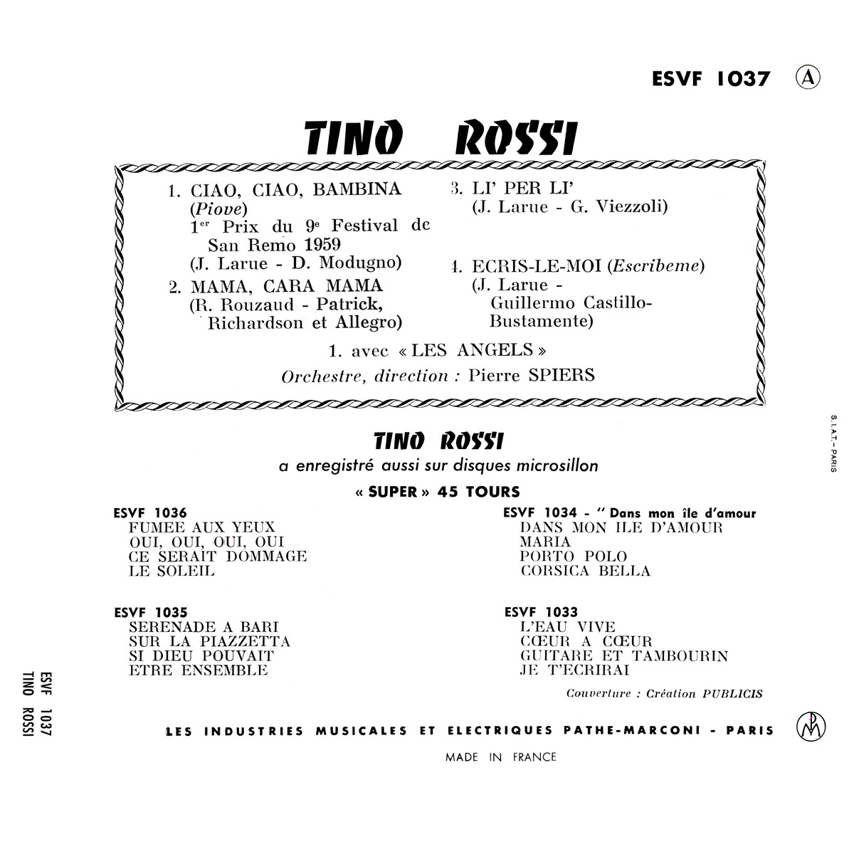 45ToursEPESVF1037Type1Verso