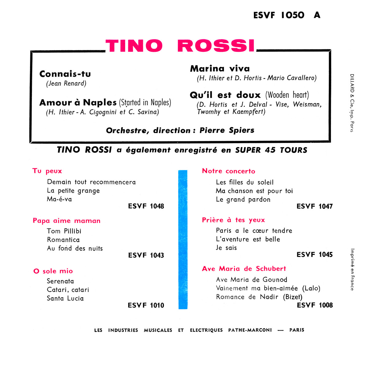45ToursEPESVF1050Verso