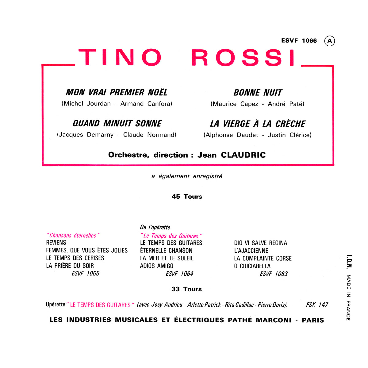 45ToursEPESVF1066Verso