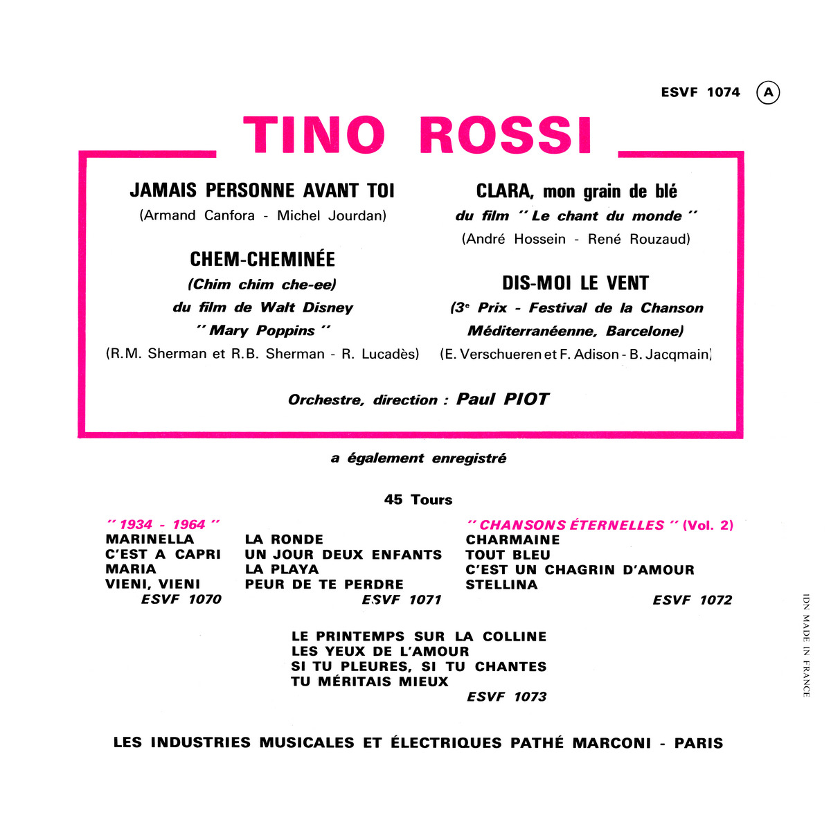 45ToursEPESVF1074Verso