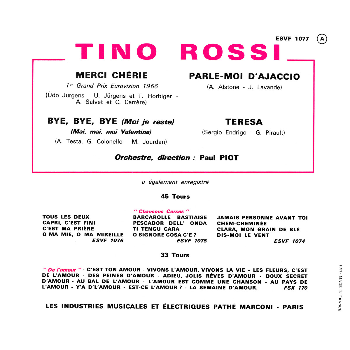 45ToursEPESVF1077Verso