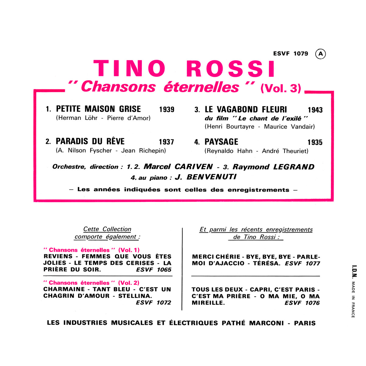 45ToursEPESVF1079Verso