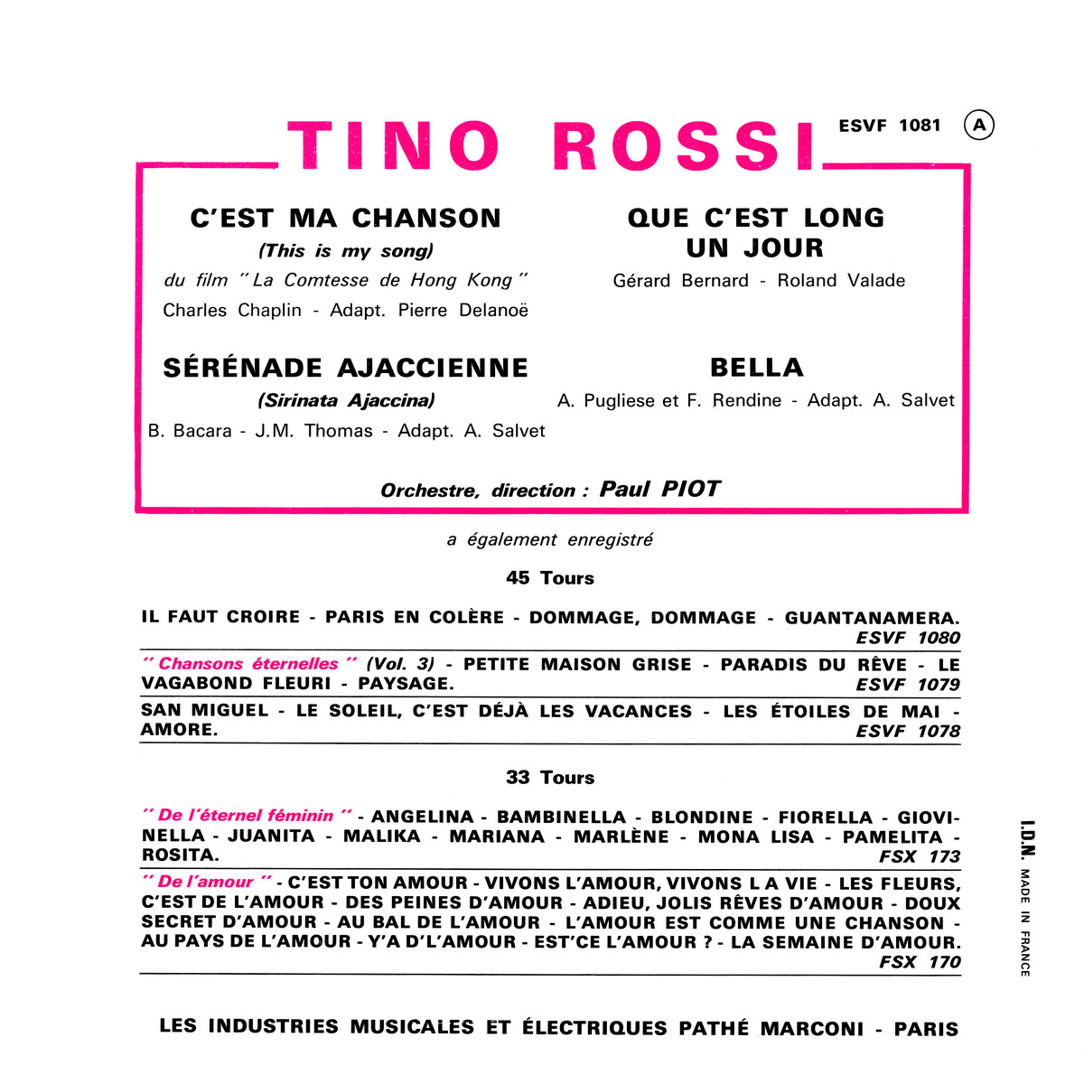 45ToursEPESVF1081Verso