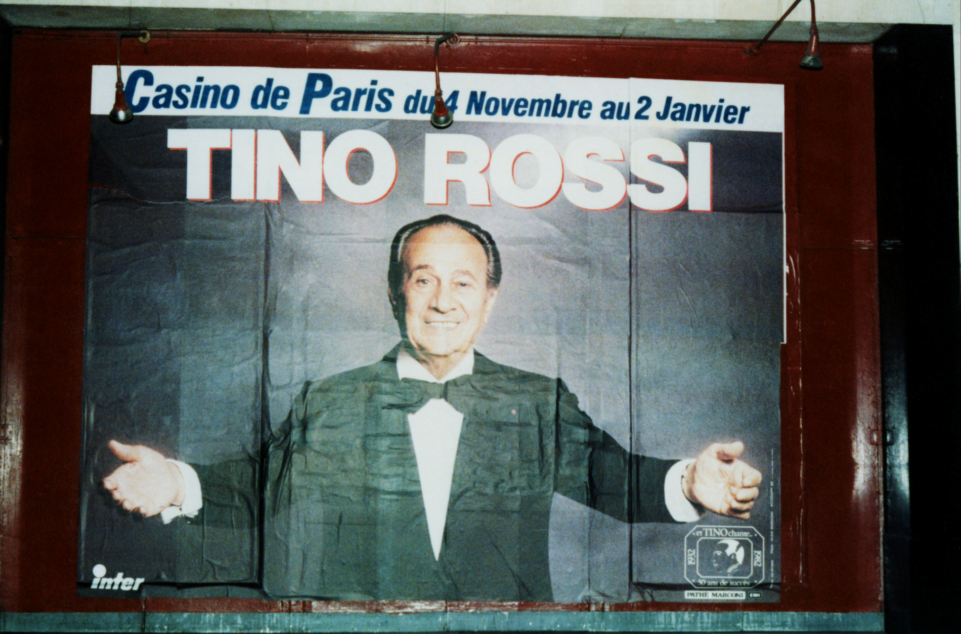 1982.11.13AfficheTinoRossiDevantureCasinoDeParis