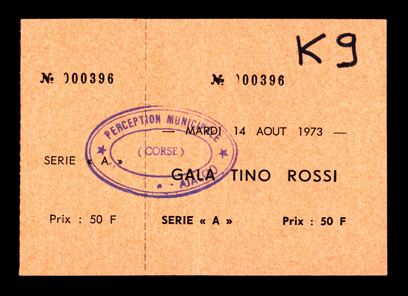 1973.08.14BilletGalaTinoRossiAjaccio