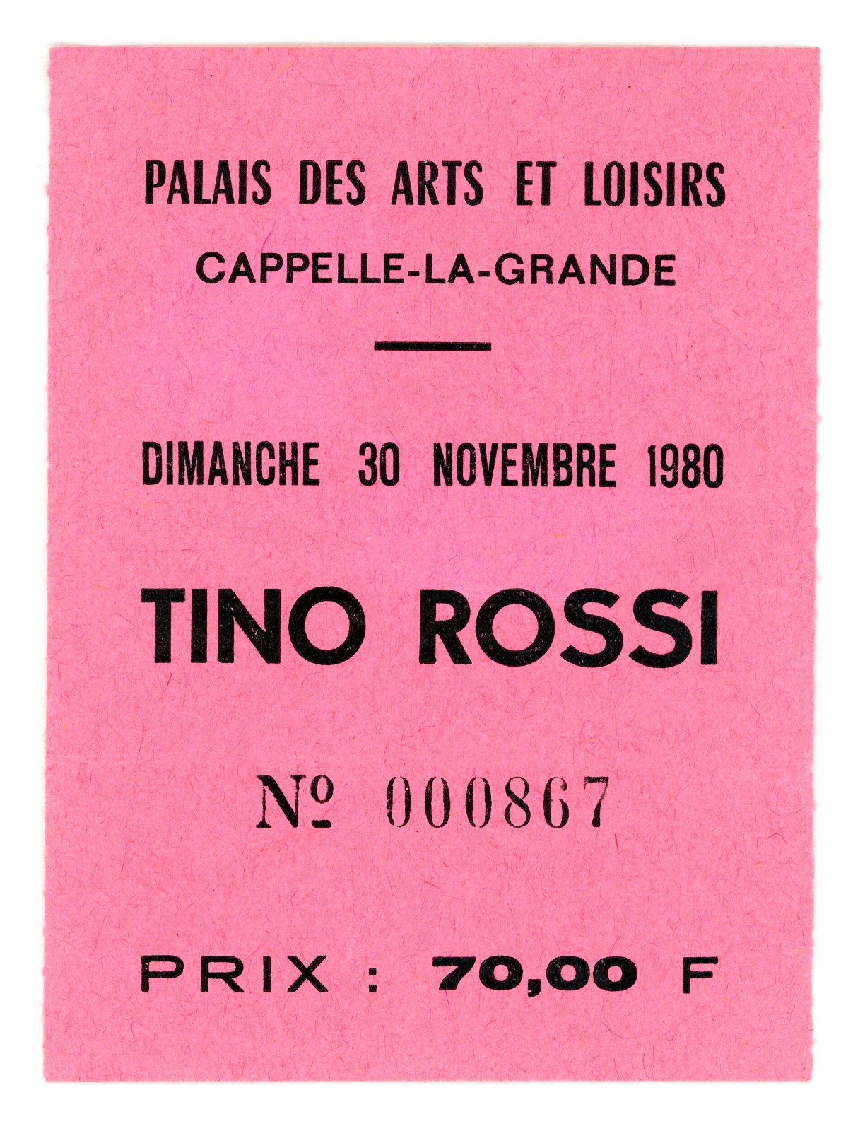 1980.11.30BilletGalaTinoRossiCapelleLaGrande