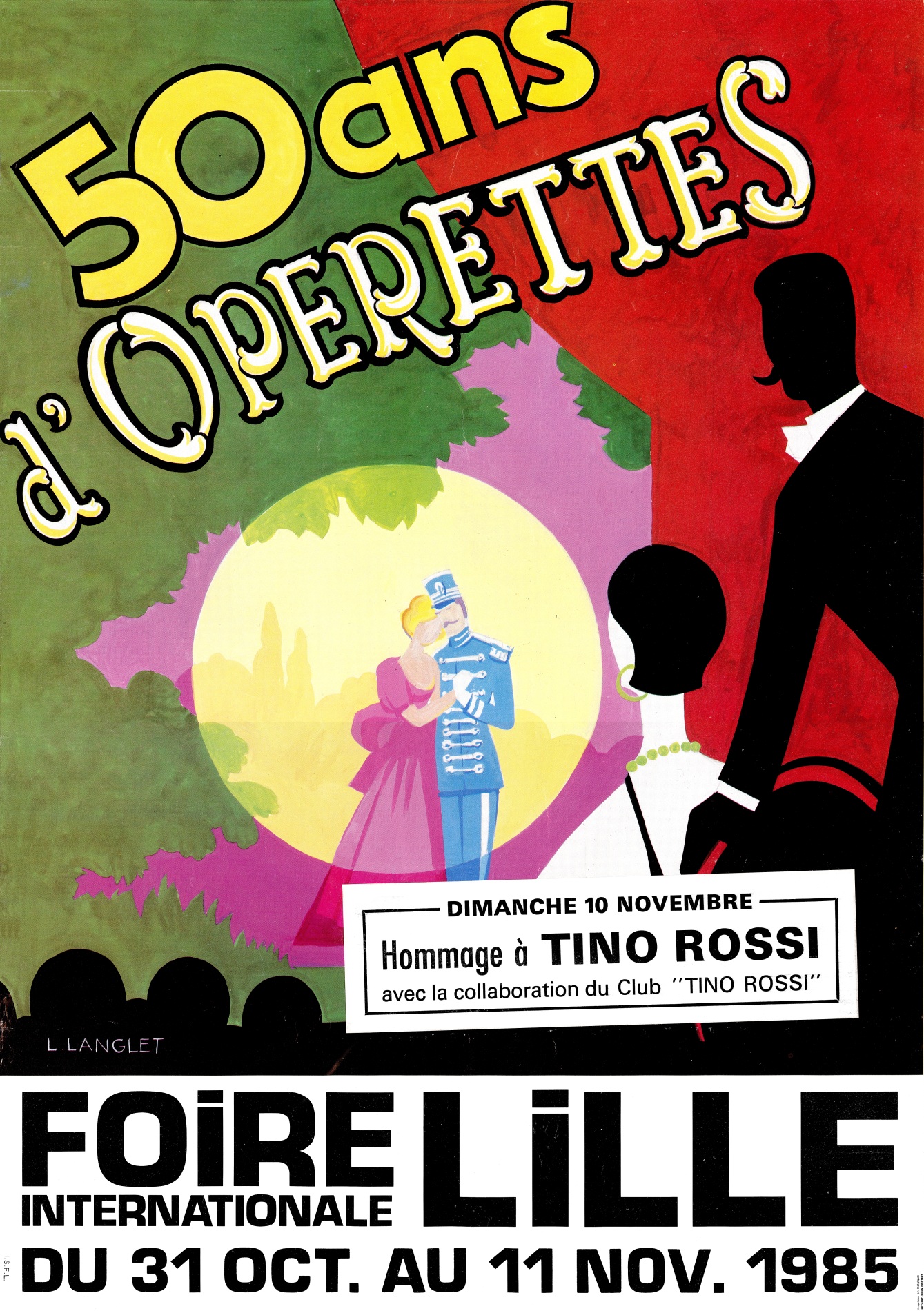 1985AfficheFoireDeLilleDu31OctobreAu11Novembre1985