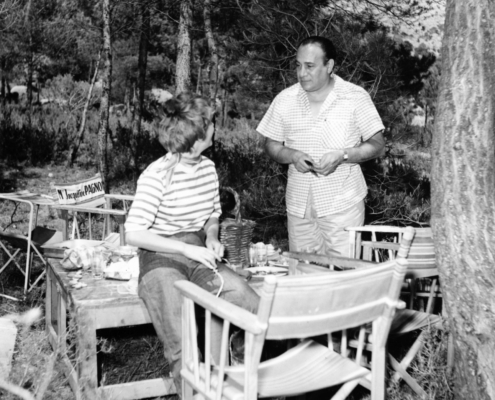 1947FilmLaBelleMeuniereSequencesDetenteTournageNum001