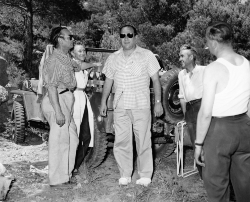 1947FilmLaBelleMeuniereSequencesDetenteTournageNum003
